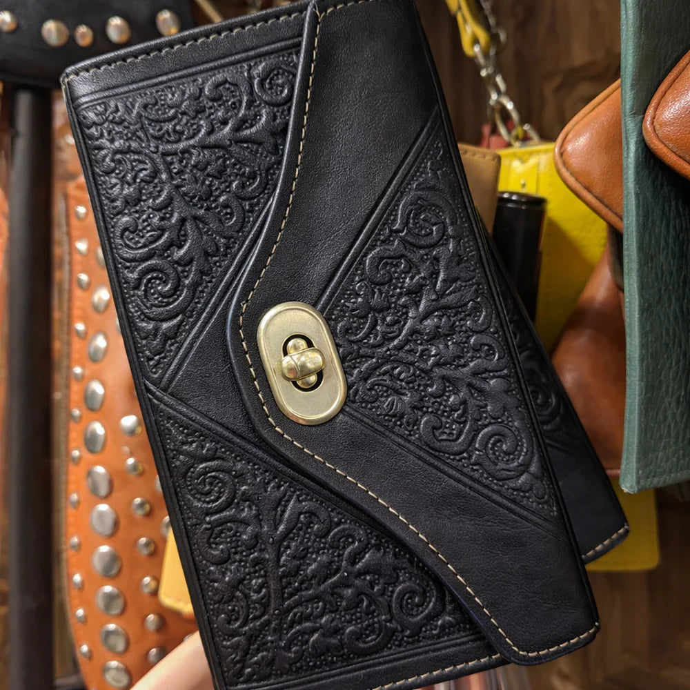 FESSIA Clutch – Handgemaakte Leren Clutch uit Fes