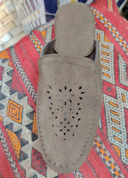 FESSIA Loafers – Handgemaakt Suède uit Fes