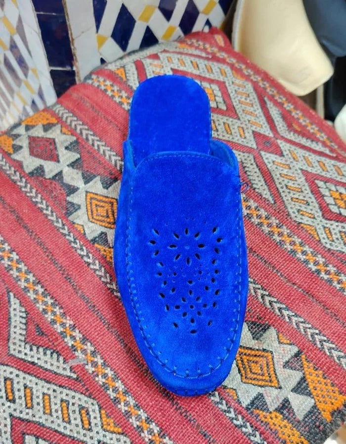 FESSIA Loafers – Handgemaakt Suède uit Fes