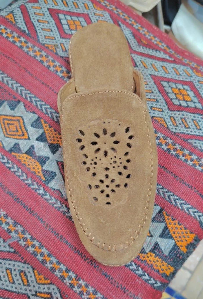 FESSIA Loafers – Handgemaakt Suède uit Fes