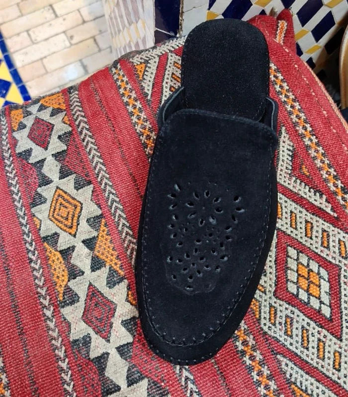 FESSIA Loafers – Handgemaakt Suède uit Fes