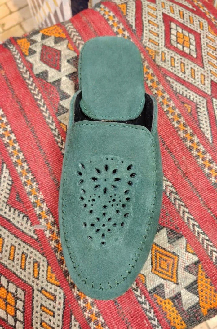 FESSIA Loafers – Handgemaakt Suède uit Fes