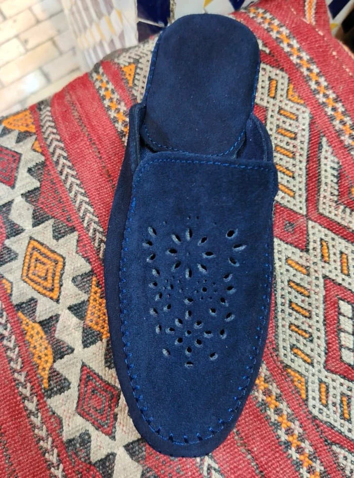 FESSIA Loafers – Handgemaakt Suède uit Fes