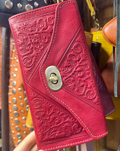 FESSIA Clutch – Handgemaakte Leren Clutch uit Fes